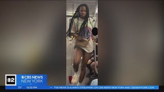 Attack on 2 Asian women caught on video on the subway [upl. by Ayamat483]