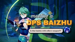 I’m a healer but… 🚨Amazing DPS Baizhu in coop🚨 Genshin Impact [upl. by Manvell]