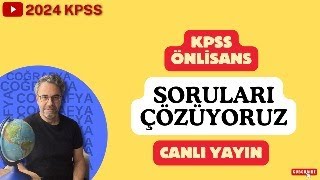 2024 KPSS ÖNLİSANS SINAV BİTTİ Soruları çözüyoruz  Ferhat VAROL [upl. by Niccolo]