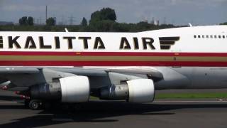 Kalitta Air • Boeing 747200F  Departure  Dusseldorf Airport HD [upl. by Akelahs]