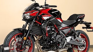 2024 Kawasaki Z650 Meet the Power Style amp Precision  Candy Persimmon Red Color Scheme [upl. by Orecul]