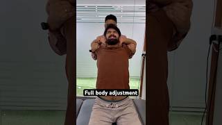 Full body adjustment  neck pain  back pain  knee pain by dr harish grover [upl. by Neeruan]