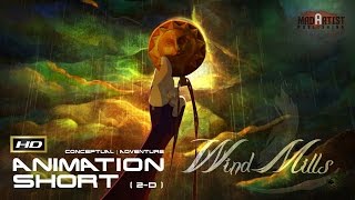 CGI 3D Animated Short Film quotWIND MILLSquot Inspiring Family Animation by Georges Méliès [upl. by Preuss643]