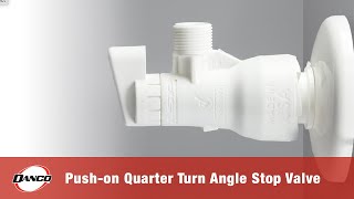 PushOn Quarter Turn Angle Stop Valve [upl. by Lepine33]