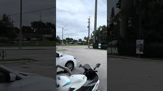 Gassing up for a quick ride before hurricaneMilton yamahar3 southflorida calm before the storm [upl. by Bartholomew419]