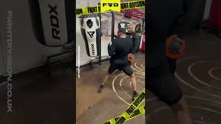 ⚡🥊 Zelfa Barretts speed is CRAZY ⚡🥊 boxing boxingtraining blackflash zelfabarrett [upl. by Goddord]