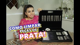 COMO LIMPAR PEÇAS DE PRATA  RESENHA FAQUEIRO DE PRATA  PALOMA SOARES [upl. by Ydoc686]