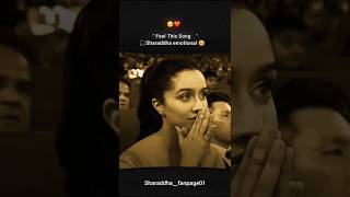 🥹Shraddha Kapoor listened to this song and became emotional🎧🤌 bollywood sharddhafanpage01love [upl. by Ikey222]