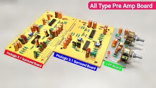 Prologic 51 and 31 surround LPF Board  Full Details  You Like Electronic [upl. by Esserac]