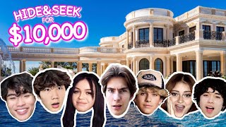 Epic Hide and Seek in a Mega Mansion wins 10000 [upl. by Thetisa]