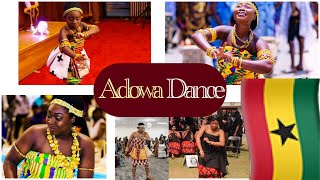 Adowa Dance One of Ghana’s Traditional Dance 🇬🇭🇬🇭 [upl. by Elaynad]