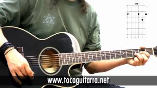 Cómo tocar en la guitarra Bambú de Miguel Bosé [upl. by Base]