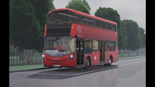 Abellio Electroliner Roblox Croydon XMAS Event day 16 Bus  Shaders [upl. by Kcirdek334]