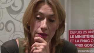 Interview de Gwenaelle Aubry  Prix Goncourt des Lycéens 2012 [upl. by Eniledgam993]