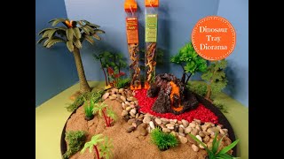 Safari Ltd Carnivorous amp Feathered Dinos Toobs  Dinosaur Tray Diorama Learn Dinosaur Names [upl. by Egiedan]