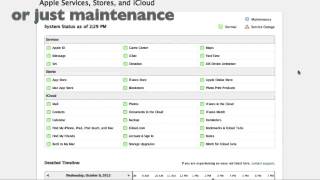 Apple Service System Status [upl. by Kilroy871]