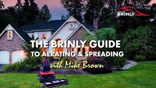 Brinly Guide to Aerating and Spreading using BrinlyHardy lawn equipment [upl. by Tenner129]