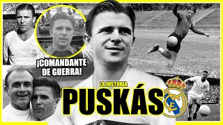 LA HISTORIA DE FERENC PUSKÁS 🇭🇺⚪️  De COMANDANTE de GUERRA a LEYENDA del REAL MADRID👑 [upl. by Egarton]