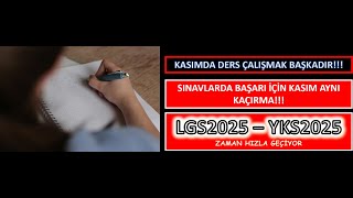 KASIMDA DERS ÇALIŞMAK BAŞKADIR YKS 2025 LGS 2025 [upl. by Can]