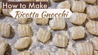 How to Make Ricotta Gnocchi  Cara Di Falco  Caras Cucina [upl. by Conah]