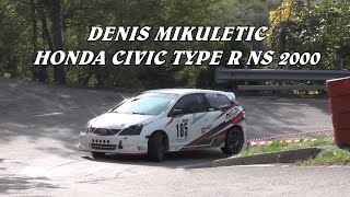 SALITA CIVIDALE  CASTELMONTE 2024  DENIS MIKULETIC  HONDA CIVIC TYPE R NS 2000  BY BELLUNOVIDEO [upl. by Ylloj9]