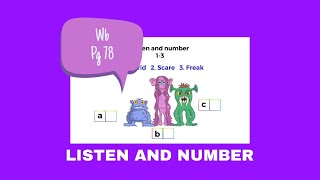 GET SMART PLUS 3  WORKBOOK PAGE 78  LISTEN AND NUMBER [upl. by Drarig861]