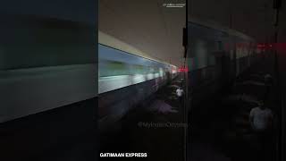 Gatimaan Express crossing Palwal reaching New Delhi at its peak speed Indian Railways [upl. by Leoj]