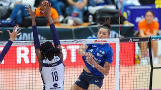 ALL quotMEGA RALLYquot of the match Conegliano  Milano in Courmayeur Cup  Lega Volley Femminile 202425 [upl. by Vola685]