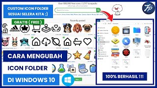 Cara Mengubah Icon Folder Di Laptop Atau PC Windows 10  Ubah Icon Folder [upl. by Fanchan]