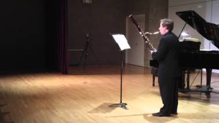 Tansman Suite for bassoon and piano first movement [upl. by Fredkin]