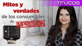 Mitos y verdades sobre los cartuchos de tinta para impresoras [upl. by Ademordna]