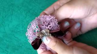 How to make doll outfit 15 Headpiece [upl. by Wartow433]