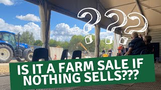 AGRICULTURAL FARM SALEIS IT A SALE IF NOTHING IS SELLING [upl. by Anitsirc981]