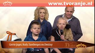 TV Oranje Kerstwens  Gerrie Jager Rudy Zantbergen amp Destiny [upl. by Eelitan]