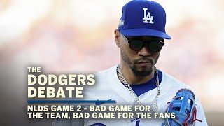 Dodgers and fans have poor showing in NLDS Game 2 [upl. by Anirres]