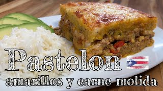 Pastelon de Platano maduro Boricua how to make Puerto Rican style Ripe Plantain Pastelon [upl. by Leohcin]