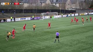 Alloa Athletic vs Stirling Albion  cinch League 1  10th February 2024 [upl. by Tapes]