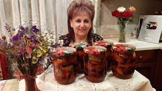 ОБАЛДЕННЫЕ МАРИНОВАННЫЕ БАКЛАЖАНЫ на ЗИМУ Самый вкусный маринад [upl. by Aynekat]