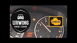 BMW 318i E91 Engine Light fix [upl. by Lledyr]