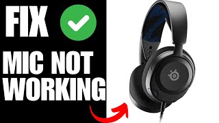 SteelSeries Arctis Nova 1P Mic Not Working PS5  How To Fix [upl. by Ennaej]