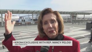 Exclusive Rep Nancy Pelosi speaks on election Trump comments [upl. by Vashti342]