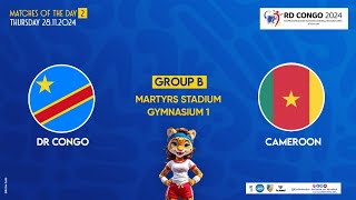 🤾 DAY 2RD CONGO VS CAMEROON  26TH CAN SENIORS DAMES KINSHASA 2024 [upl. by Cohbath567]