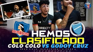 COLO COLO VS GODOY CRUZ 00  REACCIÓN  CONMEBOL LIBERTADORES 2024 🔥😍 CLASIFICADOS [upl. by Atinram]