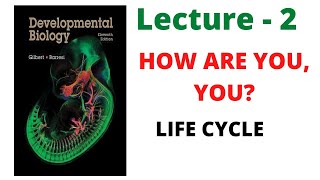 Life cycle  organogenesis gametogenesis fertilization  lecture  2  developmental Biology [upl. by Enahpets]