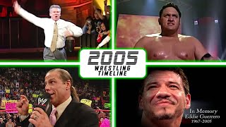 TIMELINE 2005 In Professional Wrestling [upl. by Narba]