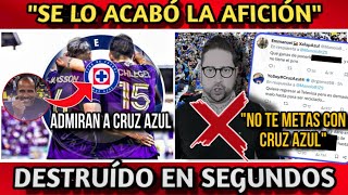 quotPERIODISTA ATACA A CRUZ AZUL Y LO TUNDEN EN REDESquot l OSCAR PAREJA ILUSIONADO POR CRUZ AZUL [upl. by Sine]