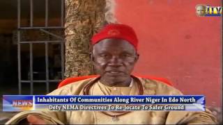 Inhabitants Of Communities Along River Niger In Edo State Defy Nema Directives To Relocate [upl. by Sawyere]