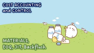 Cost Accounting and Control Materials EOQ JIT Backflush [upl. by Gittle]