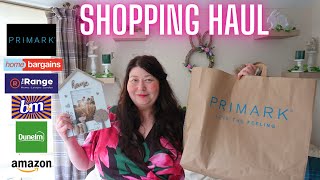 PRIMARK HOME BARGAINS BampM THE RANGE  AMAZON SHOPPING HAUL [upl. by Acirretahs]