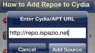 How to Add Sources Repos to Cydia on iPhone iPad or iPod Touch [upl. by Os]